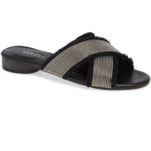 Vaneli Black Baret Slide-on. Excellent pre-owned